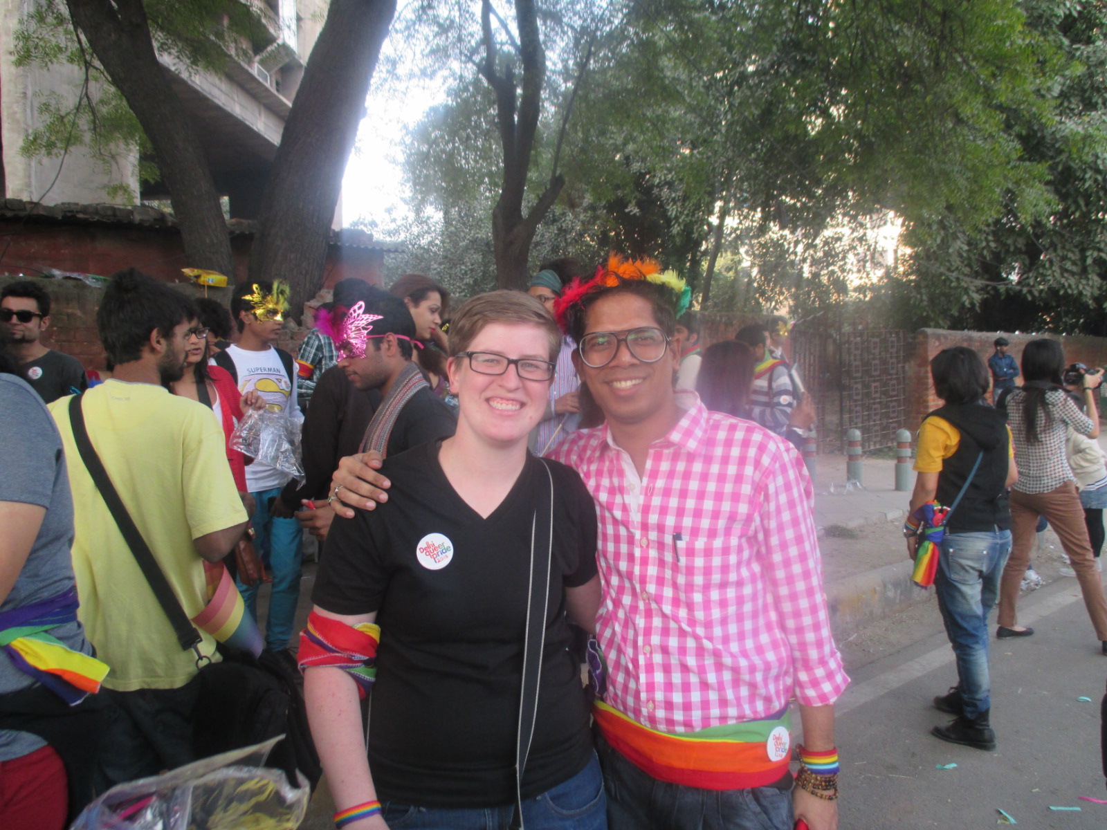 Sarah and Bismay Delhi Pride