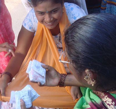 Condoms are distributed by sex workers who work with SANGRAM and VAMP to educate and empower their peers.