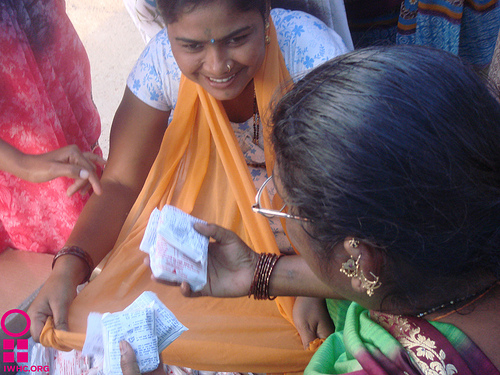 Condoms are distributed by sex workers who work with SANGRAM and VAMP to educate and empower their peers.