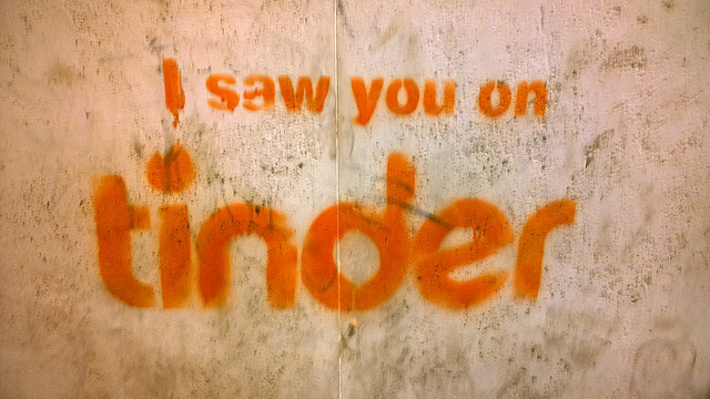 In Plainspeak English Audit In Plainspeak English Audit 100% 10 "I saw you on Tinder" written in red over a dusty yellow wall. Screen reader support enabled. "I saw you on Tinder" written in red over a dusty yellow wall.