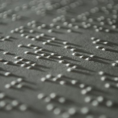 Braille text.