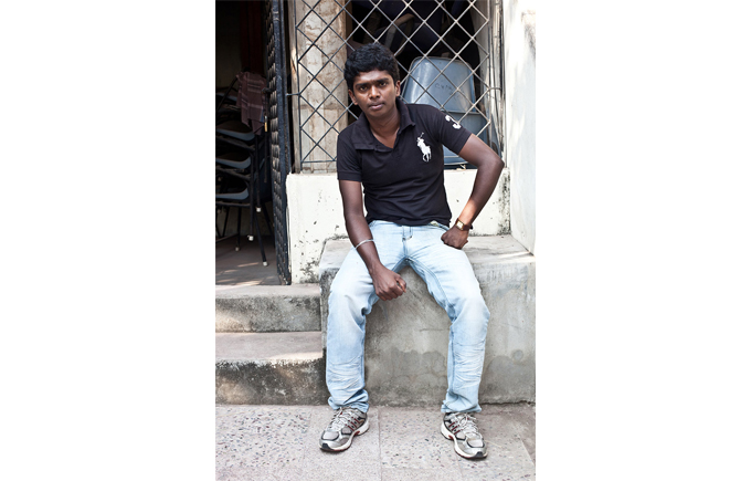 YANNICK CORMIER FOR THE CARAVAN Santhi perfers to dress consciously as a man so as not to attract unwanted curiosity.