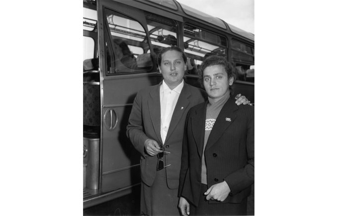 KEYSTONE/GETTY IMAGES Sisters Tamara (left) and Irina Press were suspected to have been female impersonators.