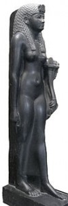 DRESSING AND SEXUALITY: Basalt statue of Cleopatra VII Ptolemaic times | Credit: Wikipedia