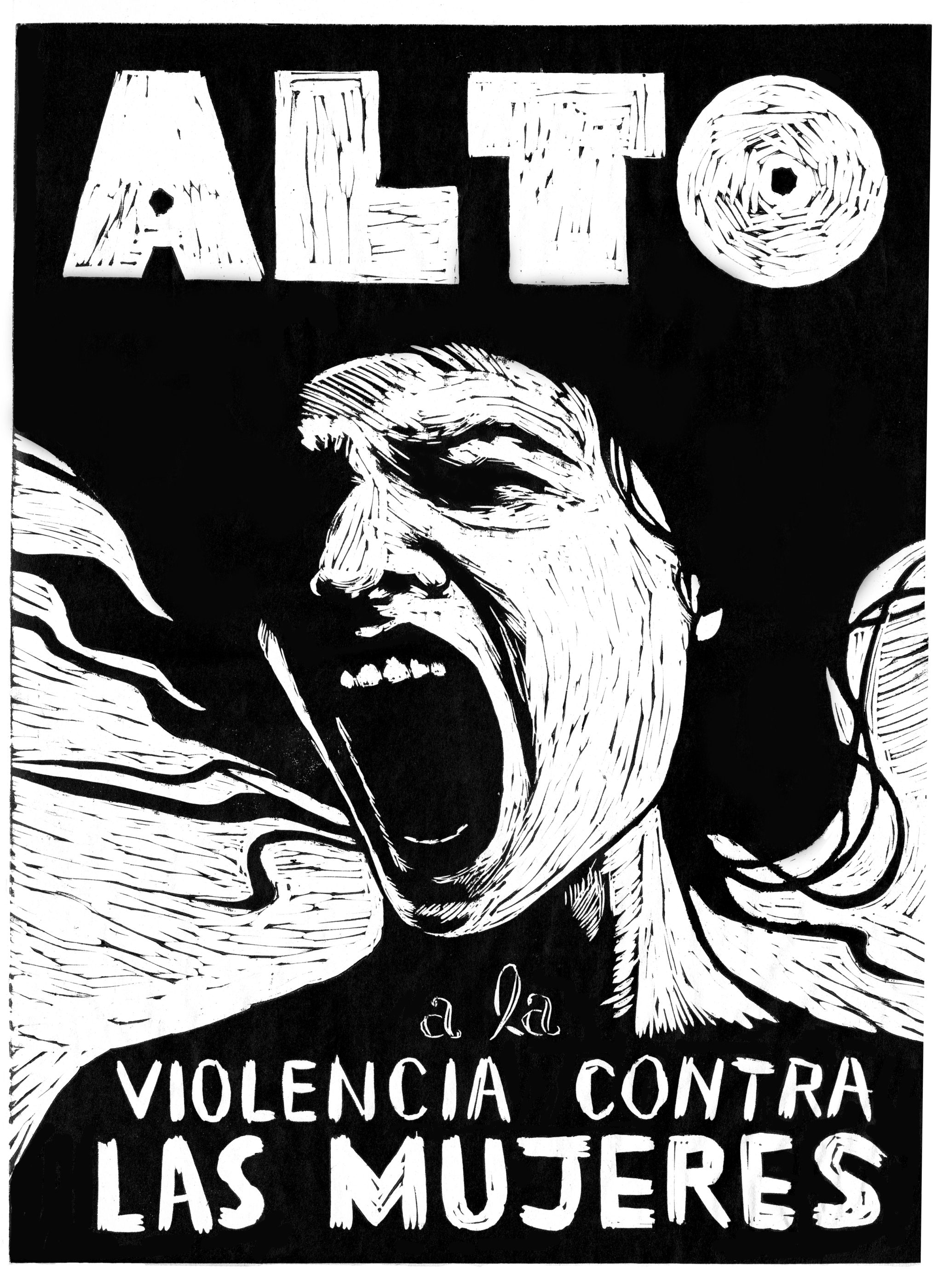 Black-and-white illustration of a woman screaming with her mouth wide open. Screen reader support enabled. Black-and-white illustration of a woman screaming with her mouth wide open.