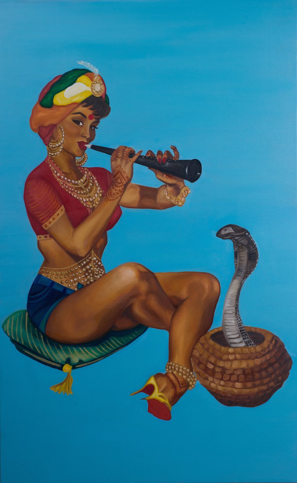 This painting is called Nagini.