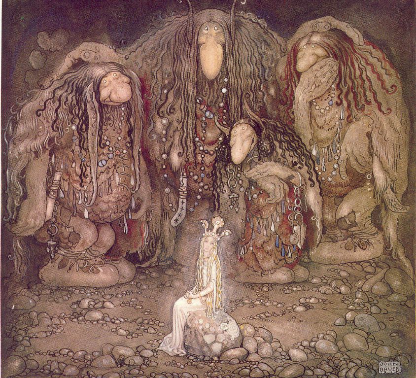 'trolls' from norse mythology