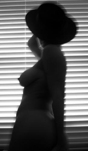 a woman's silhouette