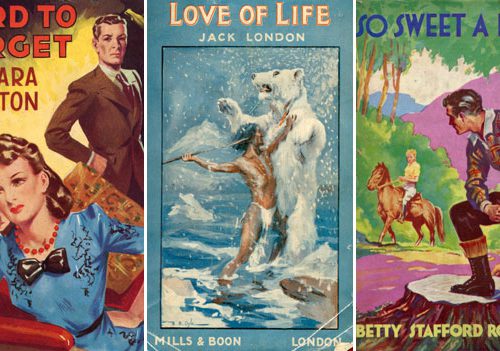 A collage of the covers of various Nacy Drew books