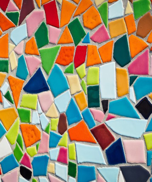 a mosaic pattern