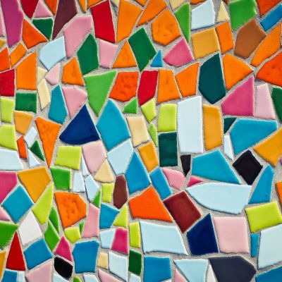 a mosaic pattern