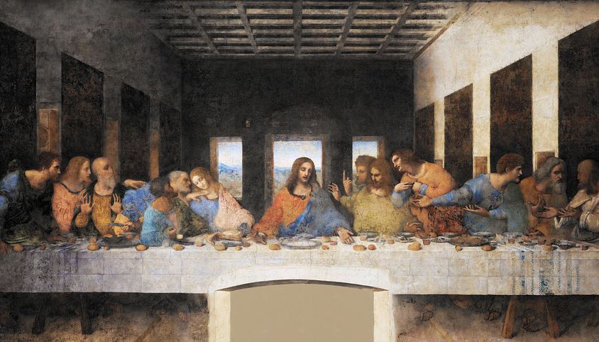 An image of the last supper