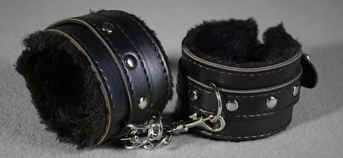 An image of BDSM handcuffs