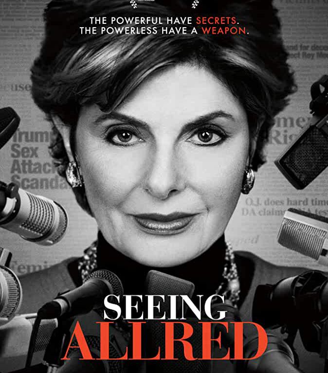 A poster of Netflix’s documentary film ‘Seeing Allred’