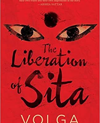 A photograph of the cover image of the book ‘The Liberation of Sita’ by Volga