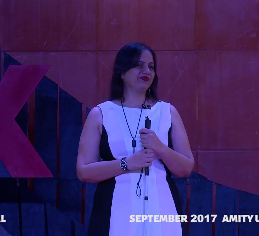 Nidhi Goyal at TEDxAmityUniversity talk on Accessibility and Sexuality