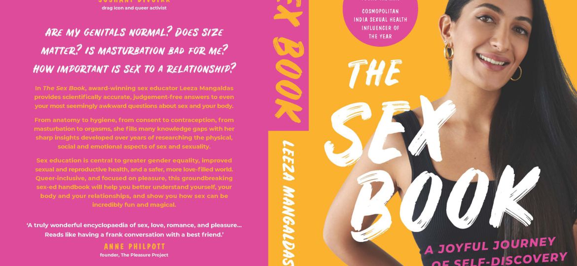 The cover image of The Sex Book: A Joyful Journey of Self-Discovery by Leeza Mangaldas.