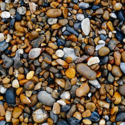 A shot of rocks and pebbles of different bodies, shapes, sizes, and colours.