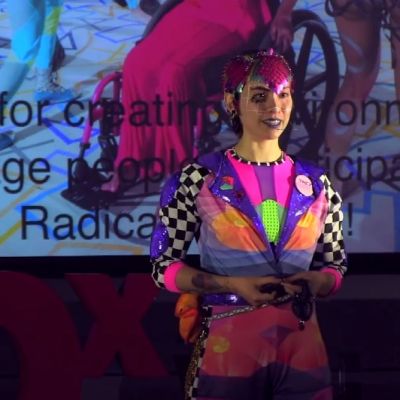 An image of Sky Cubabcub giving this Tedx Talk.