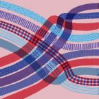 Long hands intertwined together