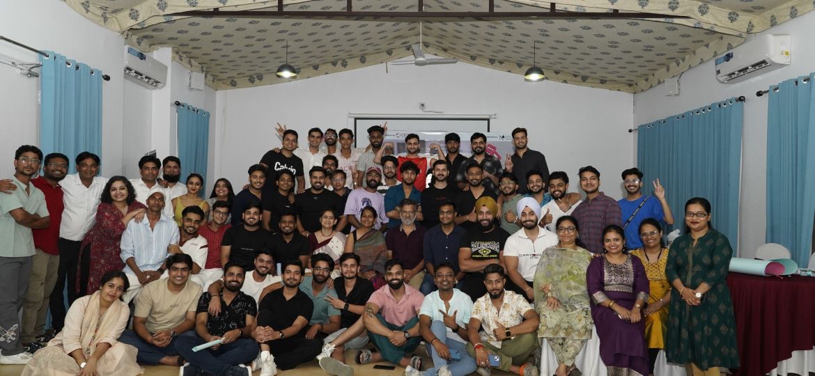 A group photograph from a retreat by CEQUIN