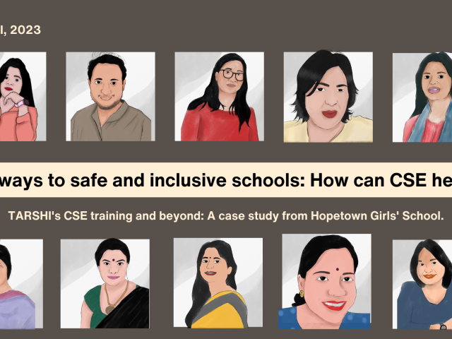 Pathways to safe and inclusive schools: How can CSE help?