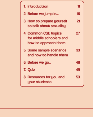 A Sexuality Education Guide for Educators of Children Aged 11-14: Navigating Choices